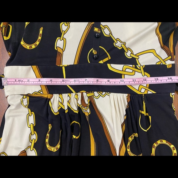 Tibi Silk Mini with Chain and Horseshoe Pattern - Picture 5 of 9